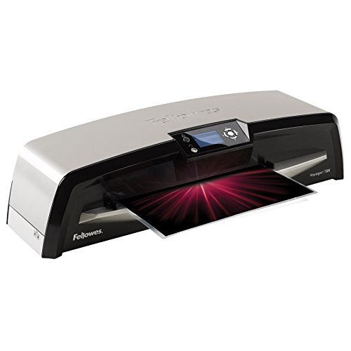 Fellowes Laminator Voyager 125, Automatic Features, Jam Free Laminating Machine, with Laminating Pouches Kit (5218601)