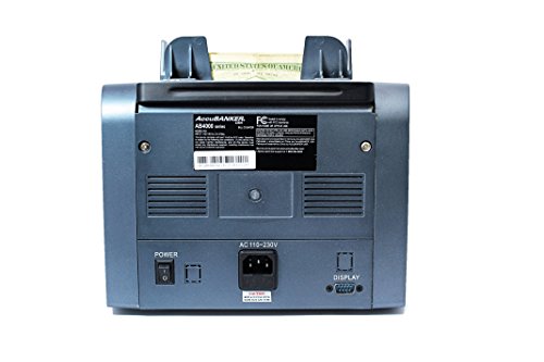 AccuBANKER AB4000UV Cash Teller Bill Counter Machine with computerized counting/adding/Batching capabilities Money Counter Detects Counterfeits with reliable UV detection ...