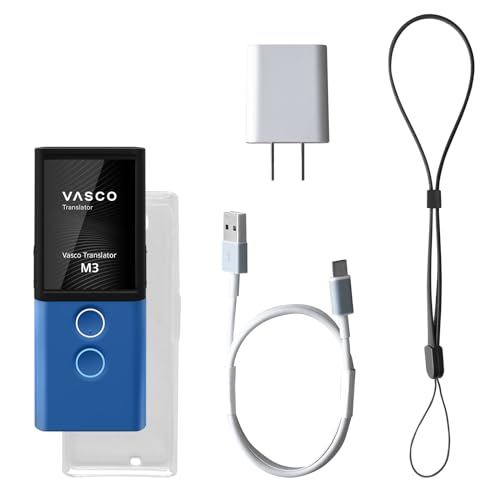 Vasco Electronics Vasco M3 Language Translator Device | Free Internet in 200 Countries | Photo Translation | European Brand