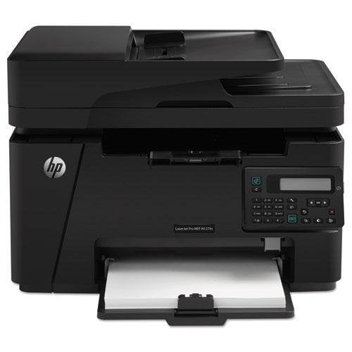 HP CZ181A LaserJet Pro MFP M127fn Multifunction Laser Printer, Copy/Fax/Print/Scan