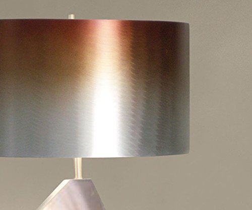 NOVA of California JFL4810 Swerve Floor Lamp, Height 62-Inch, Rust, Bronze, Brushed Rust & Bronze Aluminum Shade