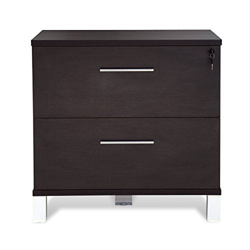 Unique Furniture 525-ESP Lateral File Cabinet, Espresso