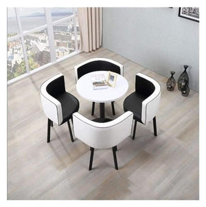 DioOnes 5-Piece Modern Conference Room Table Set