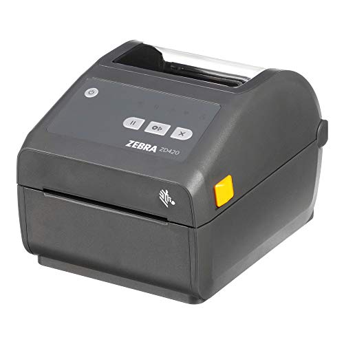 Zebra ZD420d Direct Thermal Desktop Printer 203 dpi Print Width 4 in WiFi Bluetooth USB ZD42042-D01W01EZ
