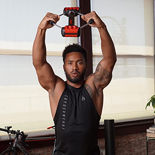 Bullworker 20" Steel Bow - Full Body Workout - Portable Home Gym Isometric Exercise Equipment for Fast Strength Training Gains. Cross Training Fitness; Chest, Back, Arms, and Abs Exercise Machine