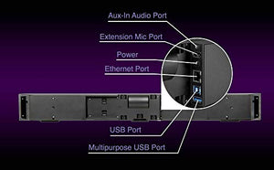 Yamaha CS-700 SP Video Conferencing Camera & SIP Audio Soundbar for Conference and Huddle Rooms