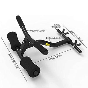 T Bar Row Shoulder Press Landmine Handle for Squat Push Grip, Landmine Attachment for 1 Inches Dumbbell Plates, Strength Training Equipment