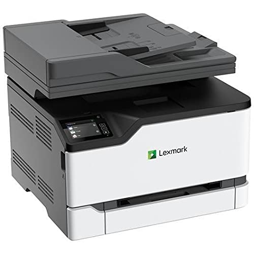 Lexmark MC3224i Color Laser Multifunction Product with Print, Copy, Digital Fax, Scan and Wireless Capabilities, Plus Full-Spectrum Security and Print Speed up to 24ppm (40N9640), White, Small