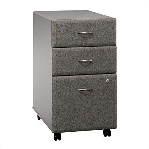 Bush Business Series A 48" Computer Desk with 3-Drawer File Cabinet