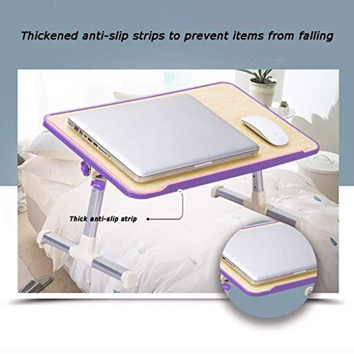 SFFZY Laptop Desk for Bed, Portable Table Tray with Foldable Legs, Height Adjustable Notebook Computer Stand