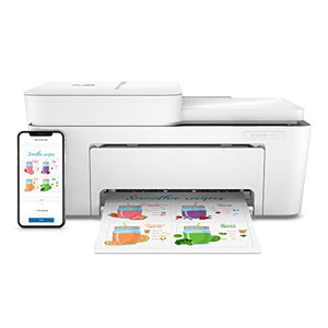 HP DeskJet 4155e All-in-One Wireless Color Printer, with bonus 6 months free Instant Ink with HP+ (26Q90A) , White