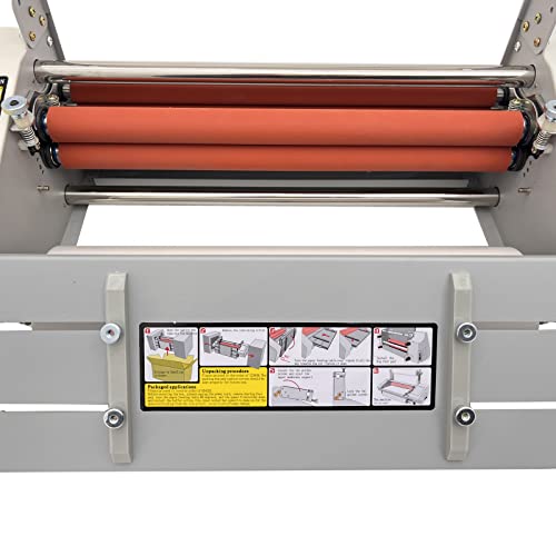 TECHTONGDA Hot Cold Roll Laminator, Digital Control Thermal Laminating Machine - 110V, Single/Dual Sides Lamination - A3+/12.9" 120141