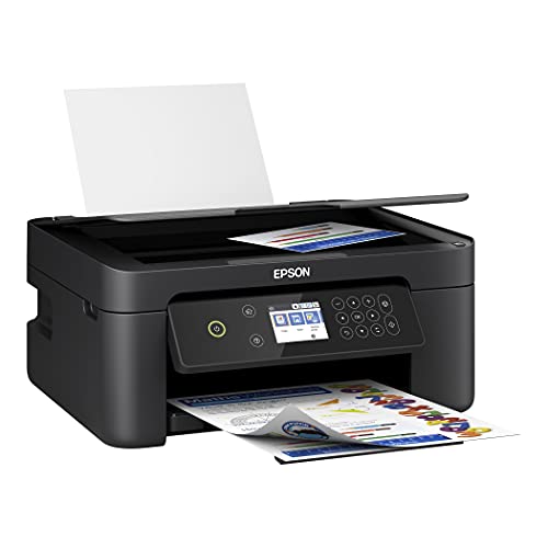 Epson Expression Home XP 4000 Series Wireless All-in-One Color Inkjet Printer, White, Print Copy Scan, 5760 x 1440 dpi, Auto 2-Sided Printing