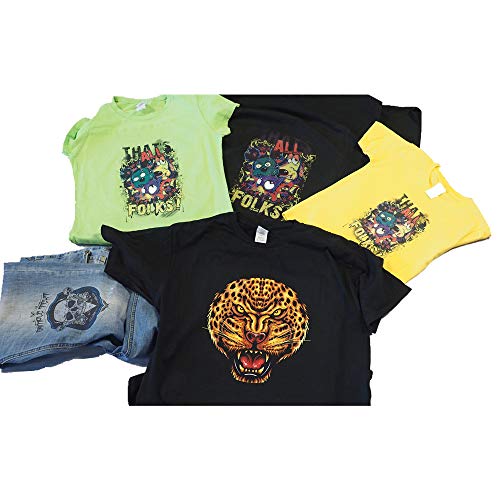 Automatic Digital T-Shirt Printer A3 DTG Printer Prinning on Hoodies Sweatshirts Pants Tshirts 110v/220v, Without Ink