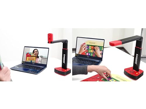 Lumens 4K USB/HDMI Document Camera with LED Light, 13MP CMOS, 30x Zoom