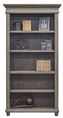 Martin Furniture IMCA4076 Open Bookcase, Weathered Dove