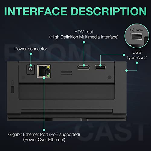 Yealink RoomCast 4K Ultra HD Wireless Presentation Pod for Effective Collaboration