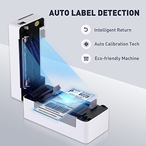 Thermal Label Printer 4x6 Shipping Label Printers 203DPI High Speed Shipping Labels Machine Supports Amazon, Etsy, FedEx and Shopify Compatible with Windows & Mac