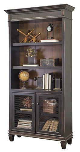 Martin Furniture Hartford Library Bookcase, Brown - Fully Assembled