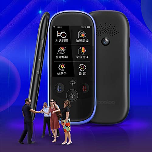 UsmAsk Language Translator Device - 77Language Smart Translations, Photo Translation, Offline Mode - Black