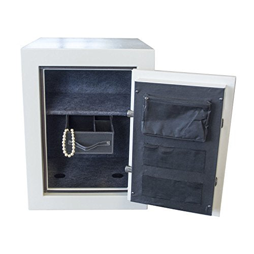 Offex Jewelry Collectables Safe with Electronic Lock - Beige