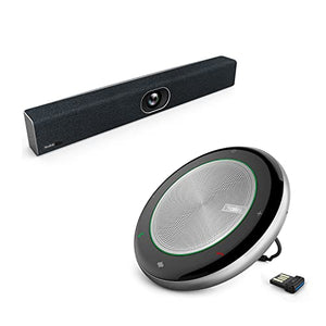 Yealink Video and Audio Conferencing System with UVC40 Video Bar & CP700 Bluetooth Speakerphone