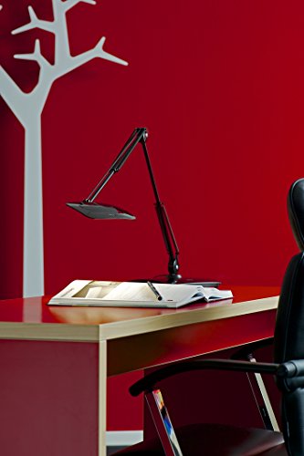 Luxo Split LED light with sensor & table/desk base (black) (16013BK)