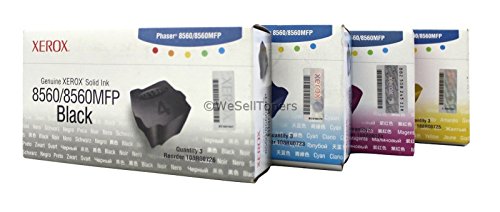 Xerox Phaser 8560 Ink Stick Set (Oem) Black, Cyan, Magenta, Yellow