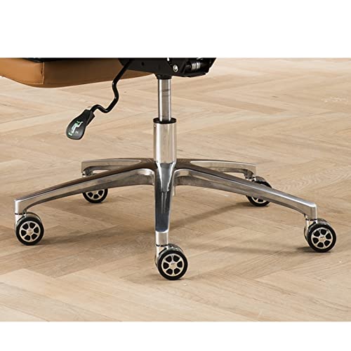 CBLdF High Back Boss Chair, PU Leather Executive Ergonomic Office Chair (Orange/Brown)