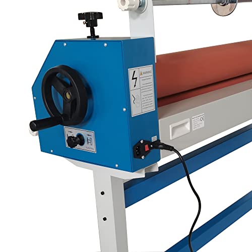 INTSUPERMAI Electric Manual Cold Laminator Machine 63inch 1600mm with Holder Rod