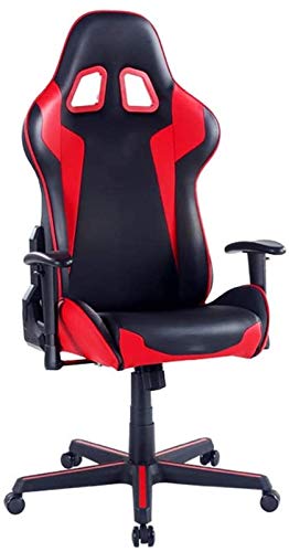SKUAI Executive Gaming Office Chair with Reclining Back Support - Red