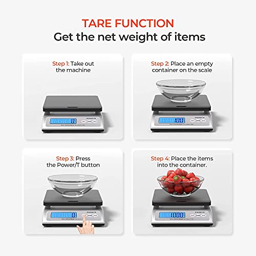 MUNBYN Bluetooth Thermal Label Printer & Label Holder 、Digital Shipping Scale