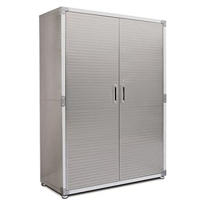 Seville Classics Ultra HD Mega Storage Cabinet - Stainless Steel