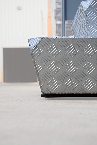 Vestil CUP-3131 Container Step Platform, 485 lb. Capacity, 31" x 31", Silver