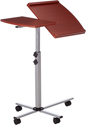 Generic r Bed Table Rolling l O Desk Top k Top Laptop Wooden Tray Adjustable TIlt p Food Wooden T Hospital Over Bed Food Wood Laptop Food