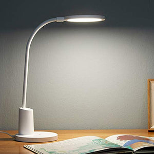 None LED Desk Lamp Eye Protection for Elementary, Middle School, and College Students - Plug-in Bedside Reading Light