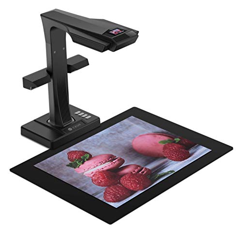 CZUR ET18 Pro Professional Document Scanner, 2nd Gen Auto-Flatten & Deskew Tech, 18MP Sony Camera, Capture A3, 186 Languages OCR, Convert to PDF/Searchable PDF/Word/Tiff/Excel, Run On Windows&Mac OS