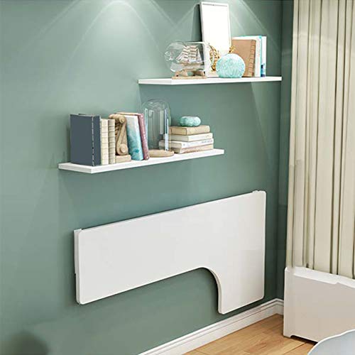ZYFA L-Shaped Corner Desk Table,Wall-Mounted Drop-Leaf Table Workstation Corner Computer Table Home Office