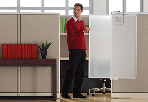 Quartet Workstation Privacy Screen, 36 x 48 Inches, Sliding, Partial Length (WPS1000)