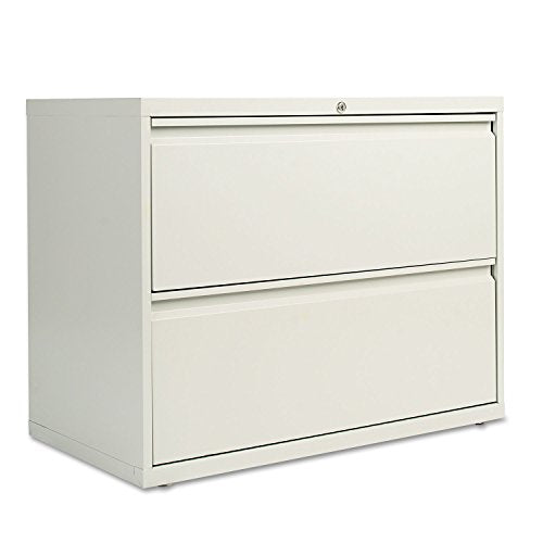 Alera Two-Drawer Lateral File Cabinet, Light Gray - 36w X 19-1/4d X 28-3/8h