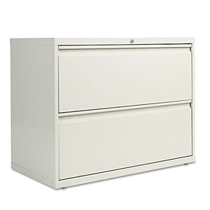 Alera LA523629LG - Two-Drawer Lateral File Cabinet, 36w x 19-1/4d x 29h, Light Gray-ALELA523629LG