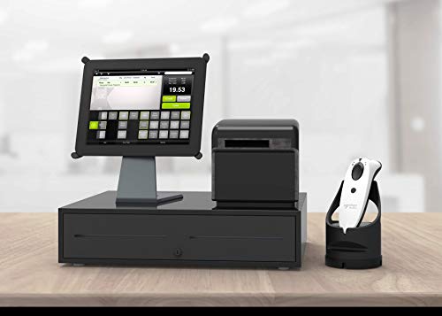SocketScan S730, Laser Barcode Scanner, White & Charging Dock