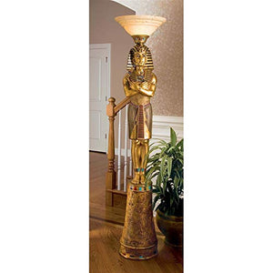 Design Toscano King Tut Sculptural Floor Lamp