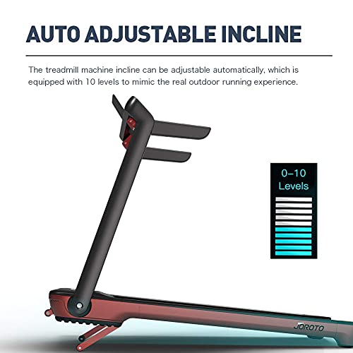 JOROTO IW9 Foldable Treadmill with Suitable Equipment Mat (Mat Size: 1800 x 750 x 4mm