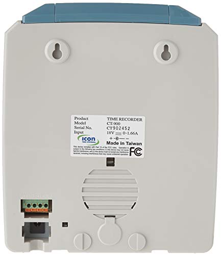 Icon time systems CT-900 Calculating Time Recorder with Free Lifetime Support and Operational Battery Backup