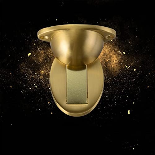 Copper Magnetic Door Stopper Hidden Doorstop (Color: C/D)
