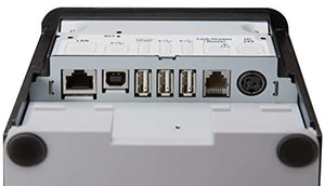 Star Micronics mC-Print3 3-inch Ethernet (LAN) / USB / Bluetooth / Lightning Thermal POS Printer with CloudPRNT, Peripheral Hub, Cutter, and External Power Supply - Black