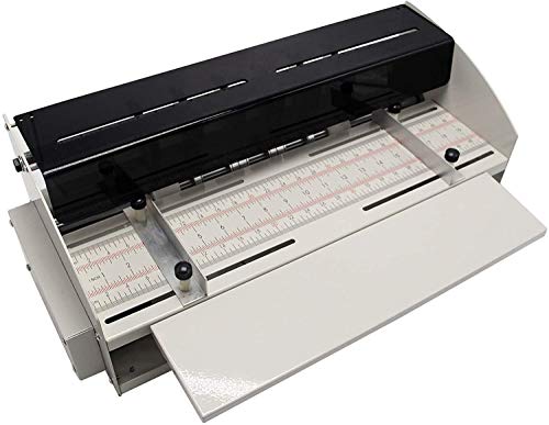 Mxmoonant 3-in-1 Electric Creasing Machine 18 1/2"(470mm) Paper Creaser Scorer Perforator Cutter for Cards Invitations Tickets