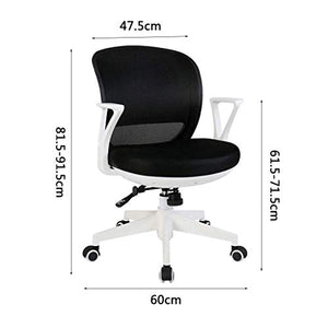 Reotto Drafting Chair in Black - Tall Office Chair for Adjustable Standing Desks