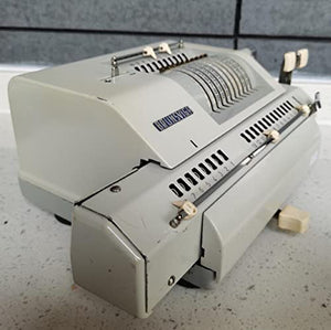 Amdsoc Antique Hand Calculator Desktop Abacus, 1963 Germany Precision Machinery, 34x20x11cm